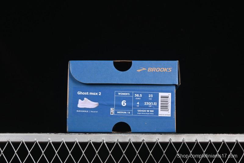 Brooks Ghost Max 2 Cushioned Racing Marathon Running Shoes - 1204201B168