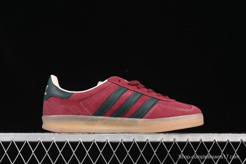Adidas Originals Gazelle Indoor Retro Casual Slip-Resistant Wear-Resistant Low-Top Skate Shoes - JH5403