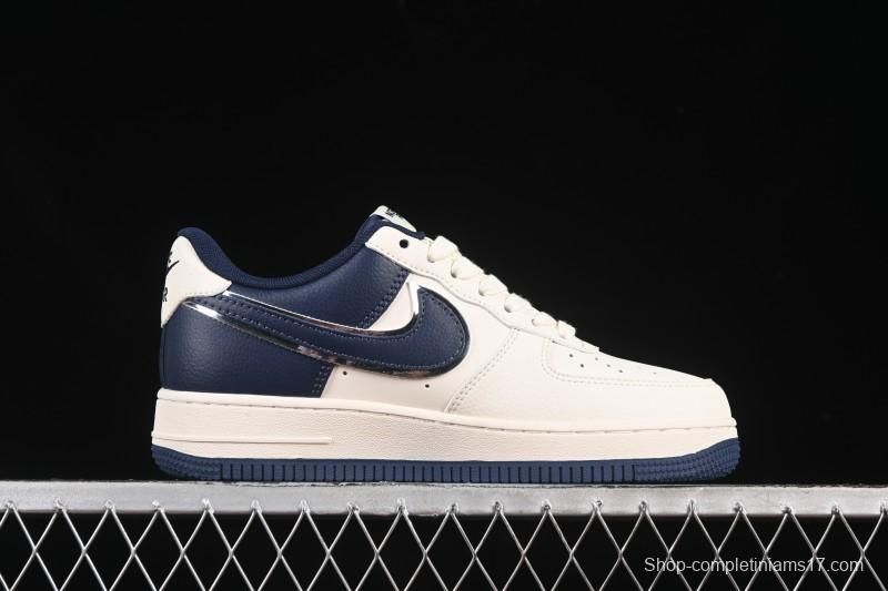 Nike Air Force 1'07 Low North Face Collaboration Dark Blue Sole Casual Sneakers - ZH2598-318