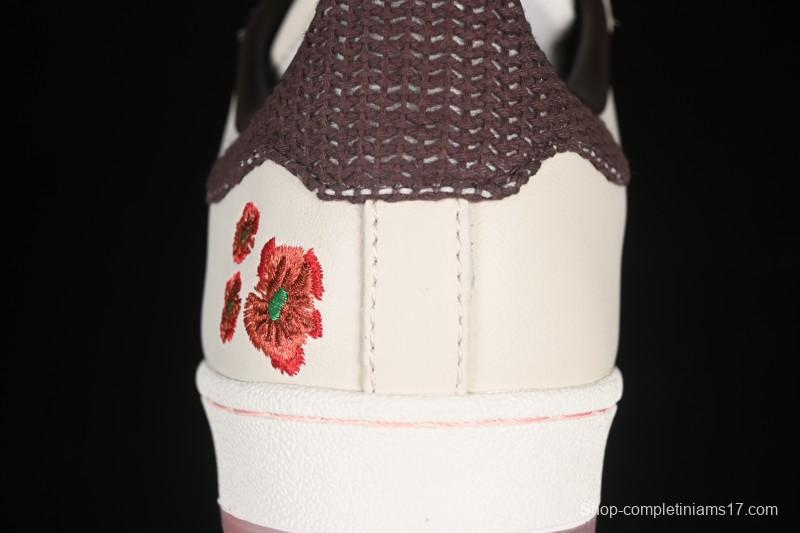 Adidas Superstar II Casual Sneakers with Shell Toe Design - JH7759