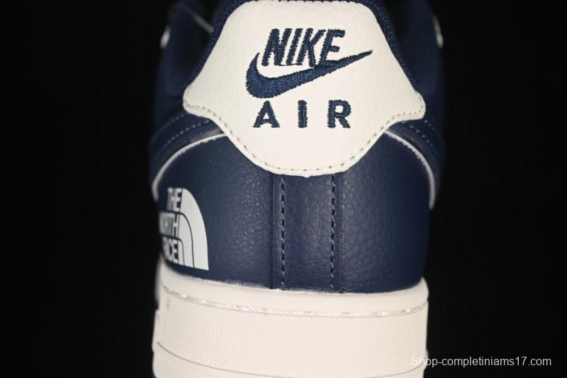 Nike Air Force 1'07 Low North Face Collaboration Dark Blue Sole Casual Sneakers - ZH2598-318
