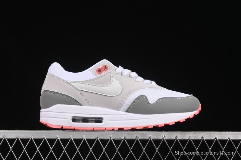 Nike Air Max 1 Retro Running Shoes with Half-Sole Air Cushion - 599820-100