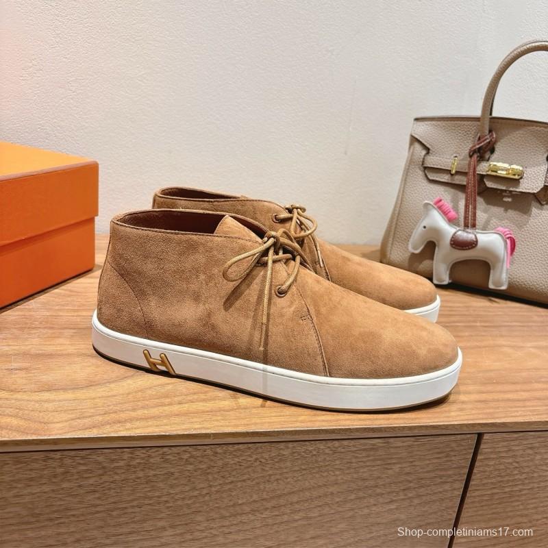 2025 Unisex H Brown Suede Classic Boots AS00380