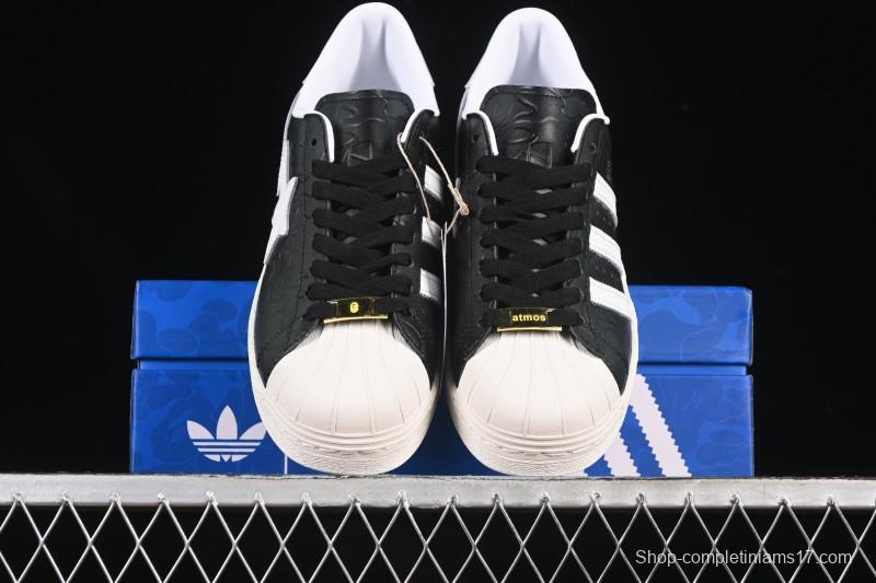 Adidas Bape Superstar Casual Sneakers with Shell Toe Design - JQ3666