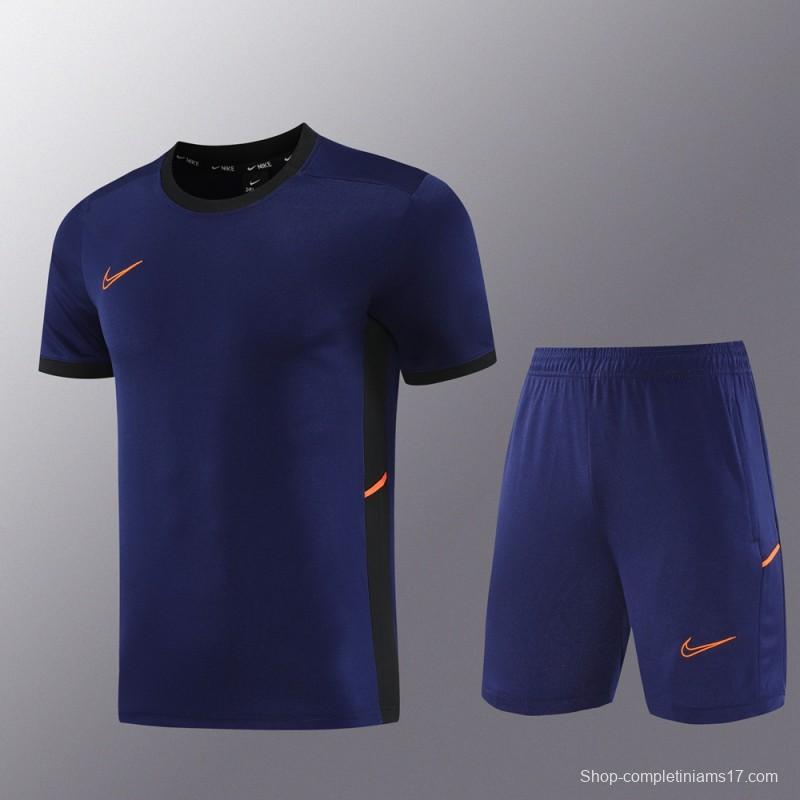 2025 NIKE Navy Short Sleeve Jersey + Shorts