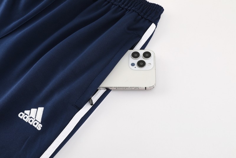 25/26 Real Madrid Navy/White Full Zipper Jacket +Long Pants