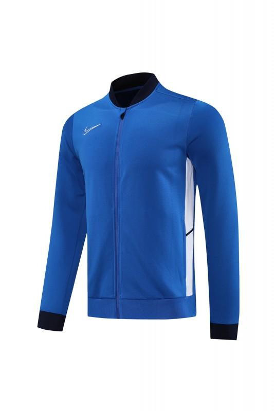 2025 Nike Blue Full Hoodie Zipper Jacket +Long Pants