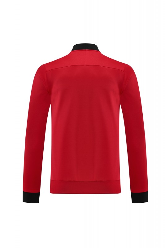 2025 NIKE Red Full Zipper Jacket + Long Pants