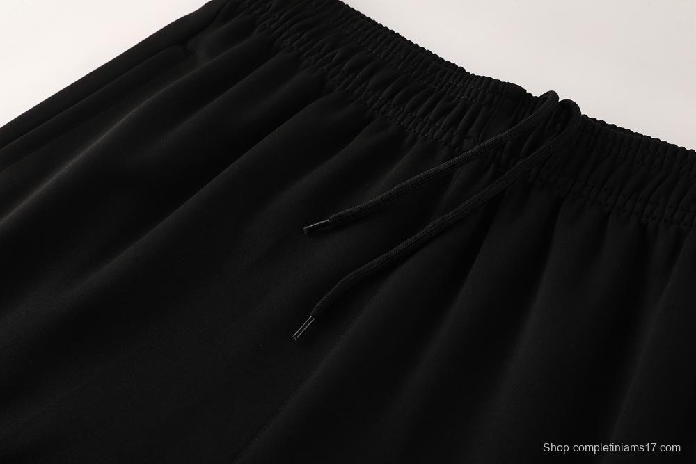 25/26 AC Milan Black/Red Full Zipper Jacket +Long Pants