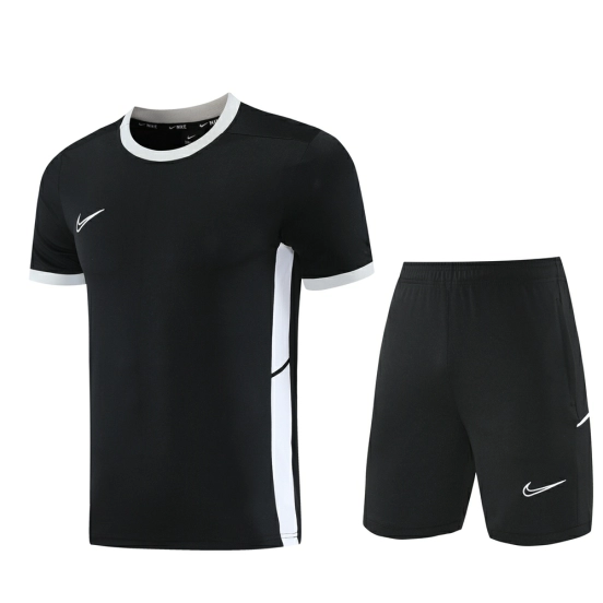 2025 NIKE Black Short Sleeve Jersey + Shorts