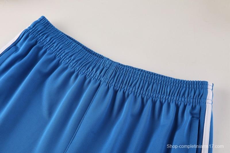 2025 Adidas Blue Short Sleeve Jersey+Shorts