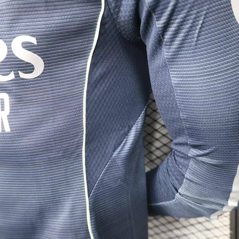 Player Version 25/26 Real Madrid Away Long Sleeve Jersey