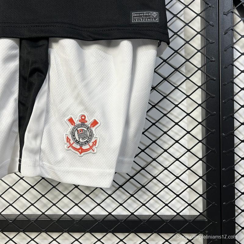 25/26 Kids Corinthians Home Size 16-28 Jersey