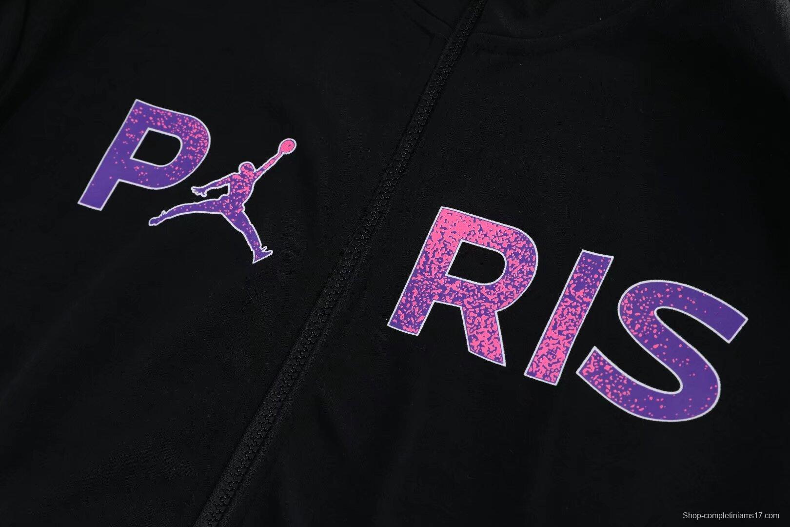 25/26 PSG Jordan Hoodie Full Zipper Jacket + Long Pants