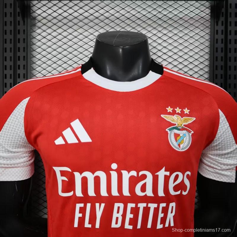 Player Version 25/26 Benfica Home Jersey