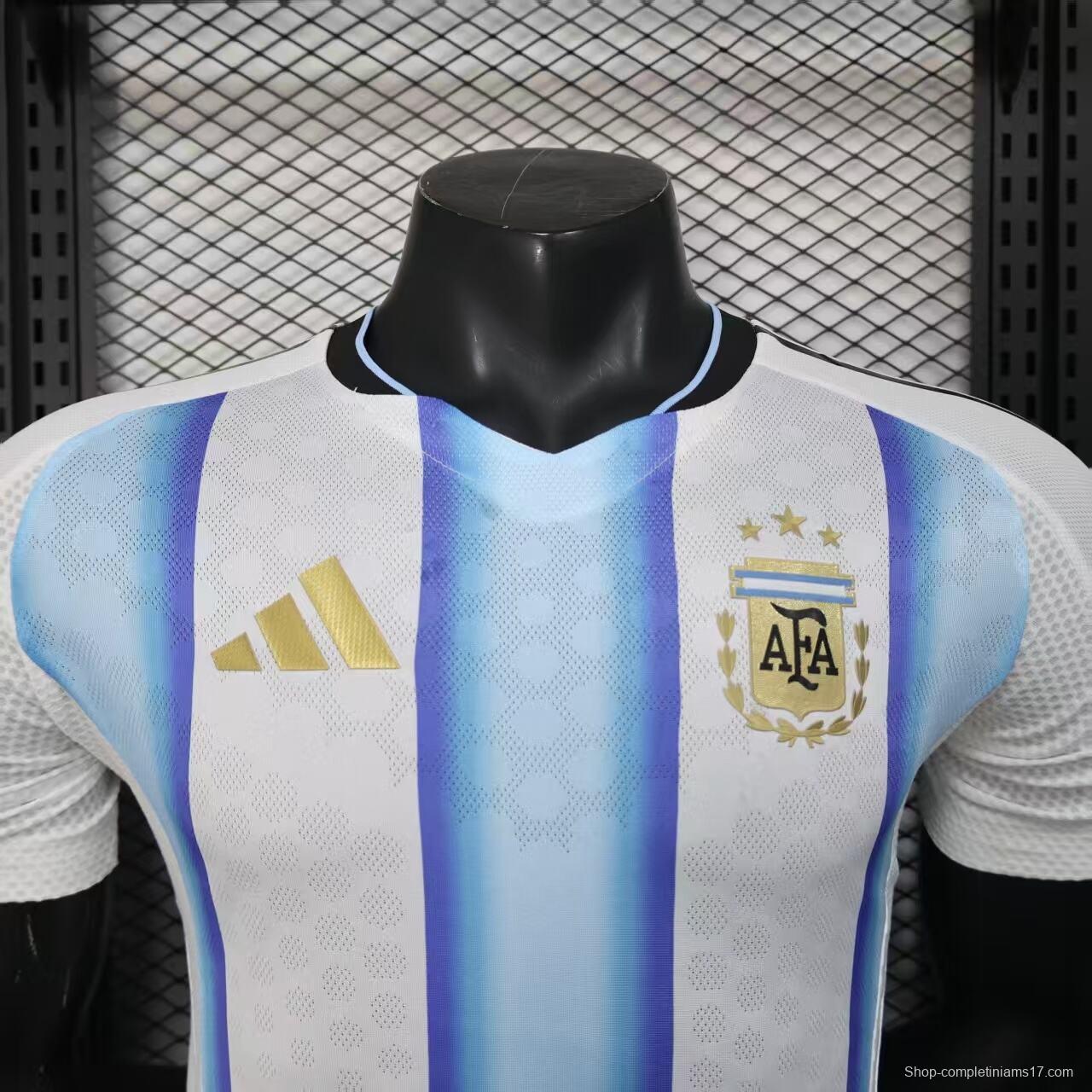 Player Version 2025 Argentina Home Jersey