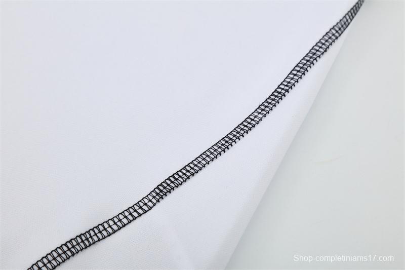 Retro 13/14 Real Madrid White Half Zipper Jacket+Long Pants