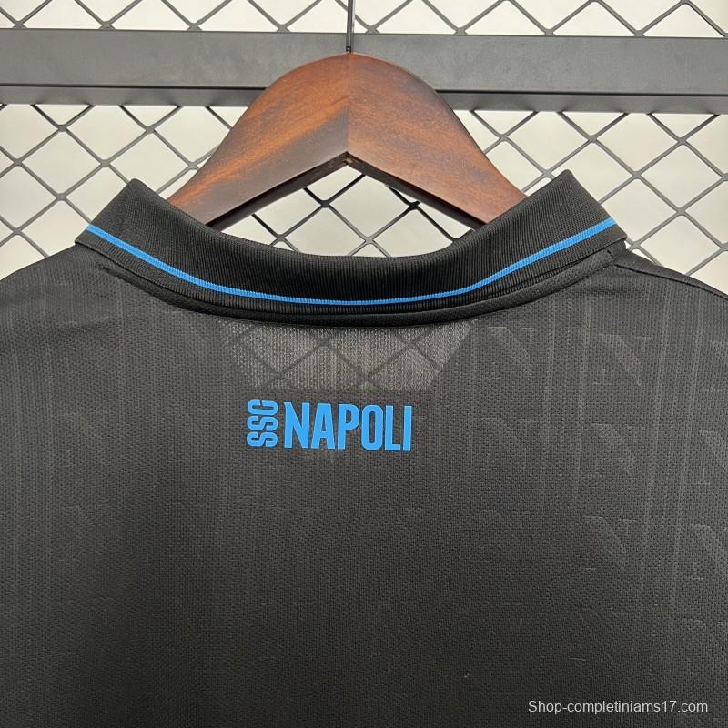 25/26 Napoli Third Black Jersey