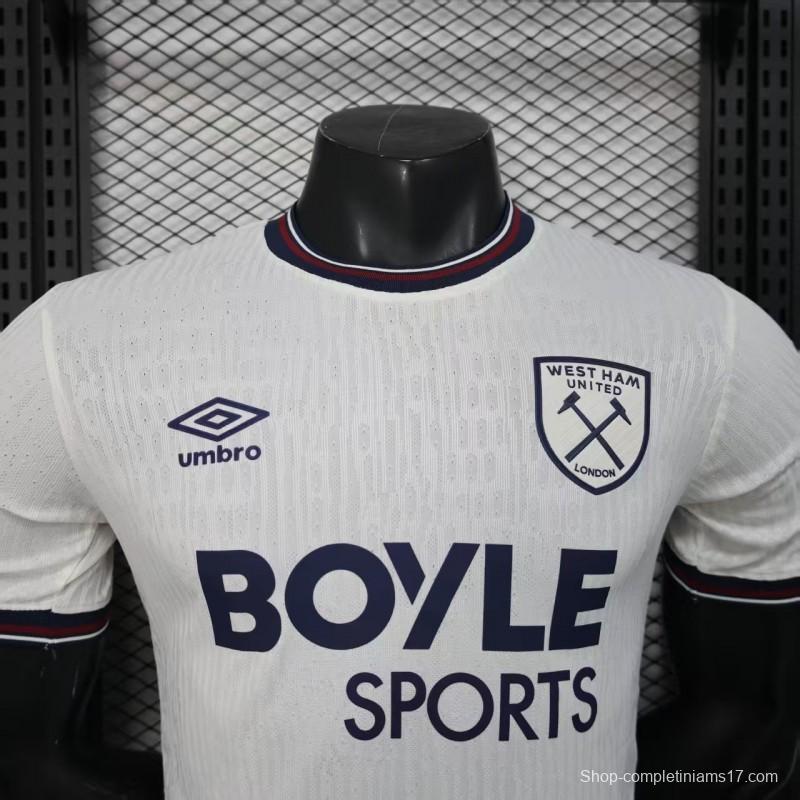 Player Version 25/26 West Ham Away Jersey