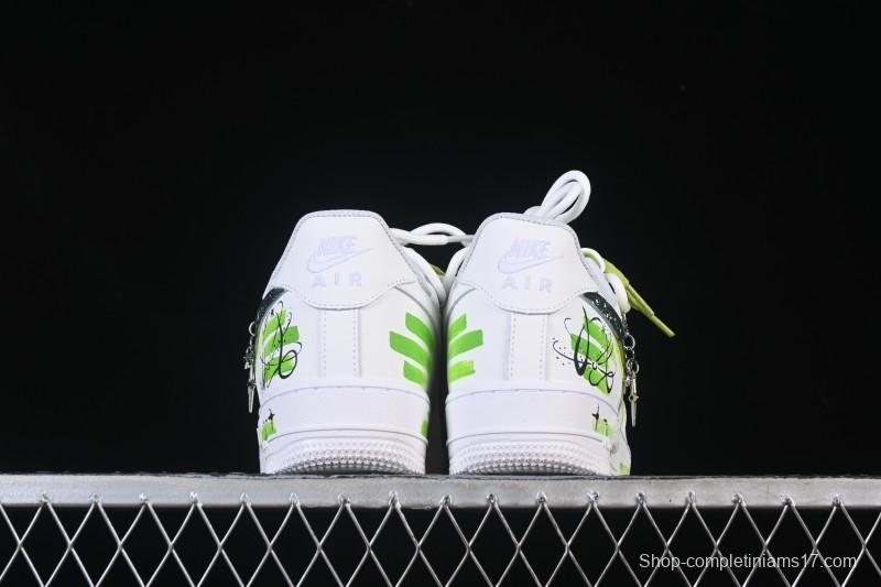 Nike Air Force 1 '07 Low Capricorn Hand-Painted Doodle Zodiac Series Casual Sneakers - 1222119