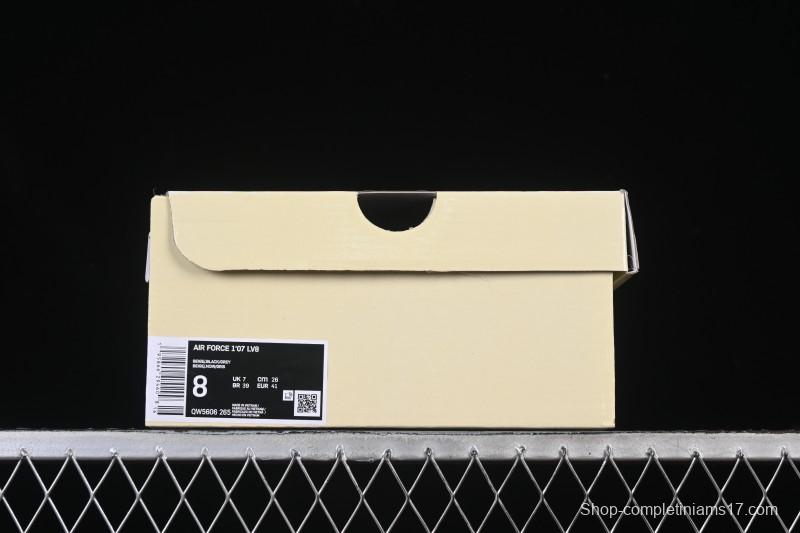 Nike Air Force 1 '07 Low G-Dragon Collaboration Daisy Beige Black Grey Casual Sneakers - QW5606-265