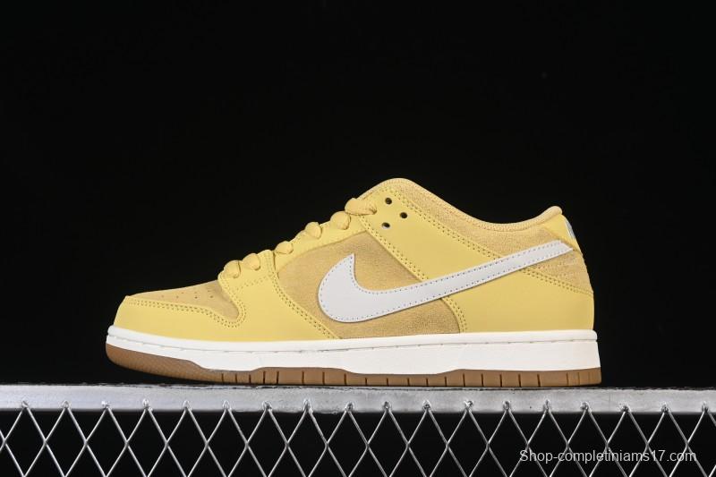 Nike SB Dunk Low Saturn Gold Low-Top Skate Shoes - FJ1674-700