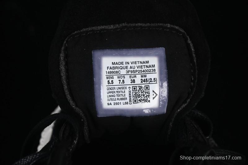 Converse One Star Suede Black Low Top Casual Skate Shoes - 149908C