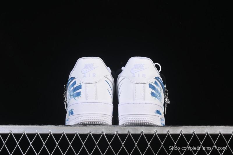 Nike Air Force 1'07 Low Pisces Hand-Painted Doodle Zodiac Series - 219-320