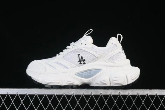 New York Yankees Chunky A Height-Increasing Thick Sole Casual Running Shoes - 3ASHW055N07WHS