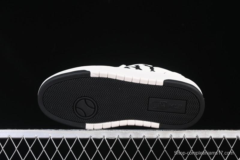 New York Yankees Bigball Chunky Embo Monogram Height Increasing Thick Sole Casual Sneakers - 3ASXE035N50CRL