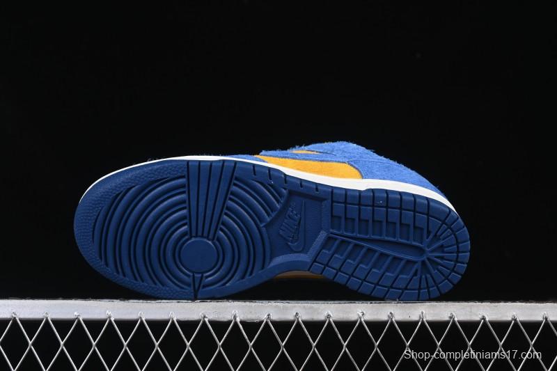 Nike Dunk Low Panda Blue Orange Low-Top Casual Skate Shoes - IH7648-700