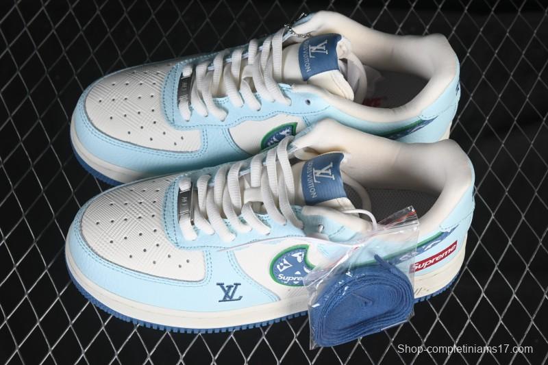 Nike Air Force 1 '07 Low LV Collaboration White Blue Casual Sneakers - YF9511-809