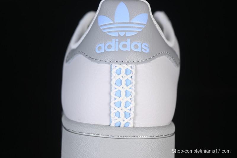 Adidas Superstar II J Casual Sneakers with Shell Toe Design - JQ8729