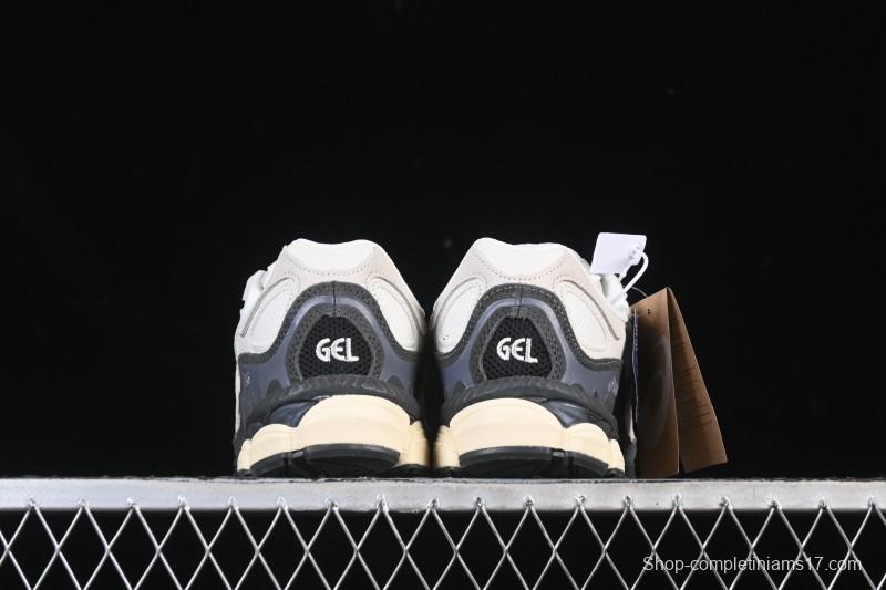 Asics Gel-NYC Retro Running Shoes with Breathable Mesh and Suede Upper - 1203A383-111