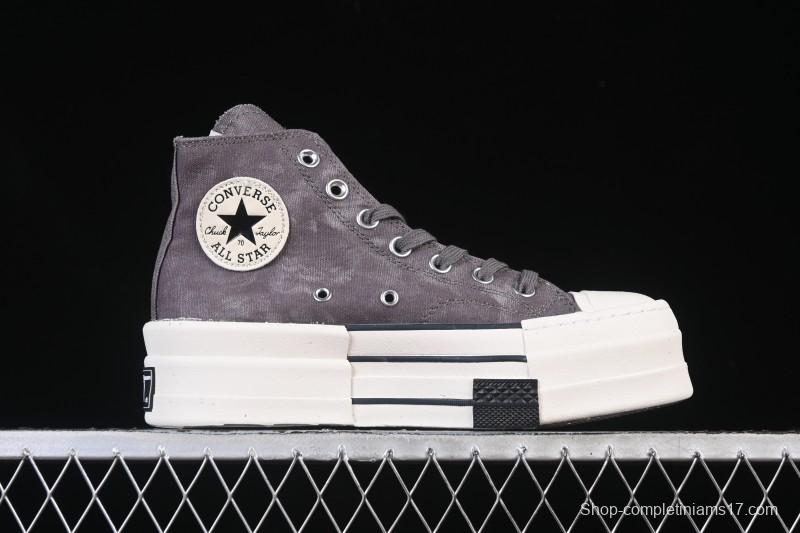 Rick Owens Drkshdw Converse Chuck 70 High Top Platform Canvas Sneakers - A06755C