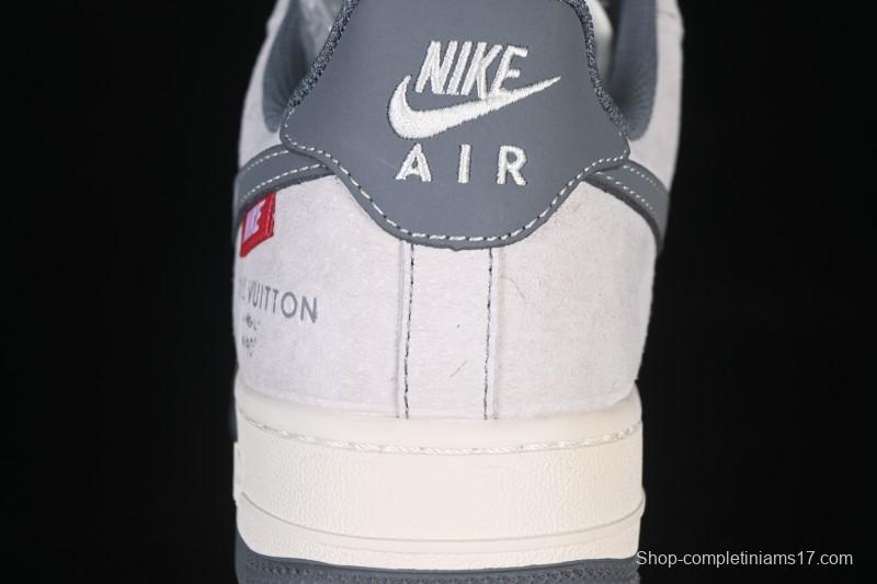 Nike Air Force 1 '07 Low LV Collaboration Grey Hook Woven Label Casual Sneakers - CX5050-Y25