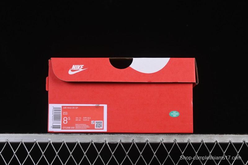 Nike Air Max 95 Retro Cushioned Running Shoes with Air Sole - CT1268-100