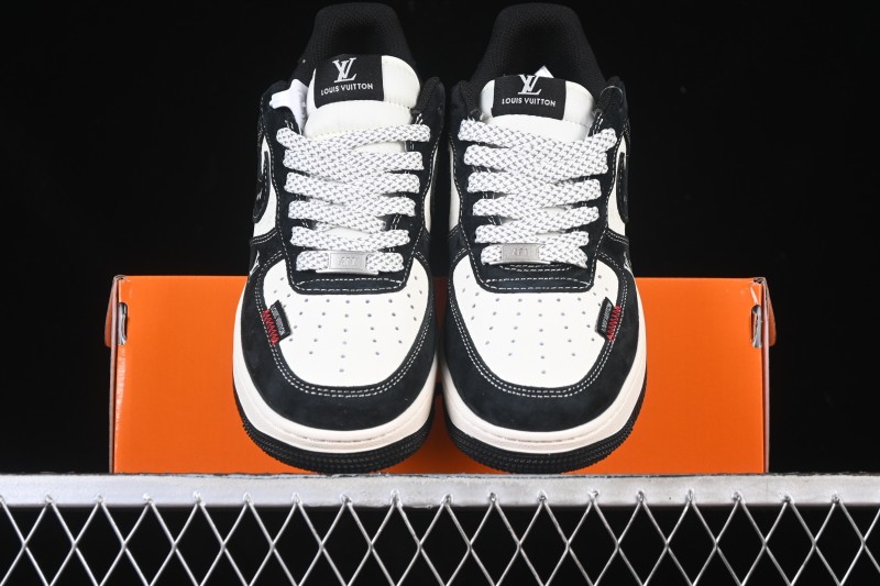 Nike Air Force 1 '07 Low LV Collaboration Stitched Label Print Casual Sneakers - CX5050-Y10