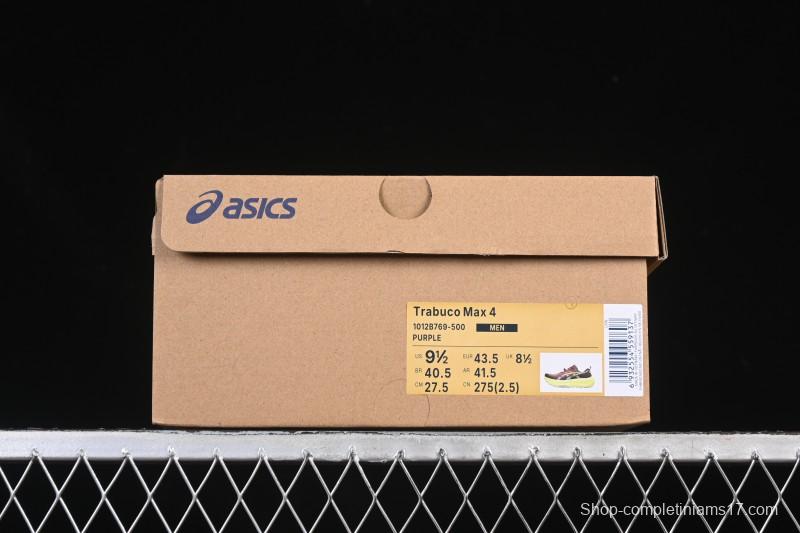 Asics Trabuco Max 4 Sports Casual Breathable Professional Running Shoes - 1012B769-500