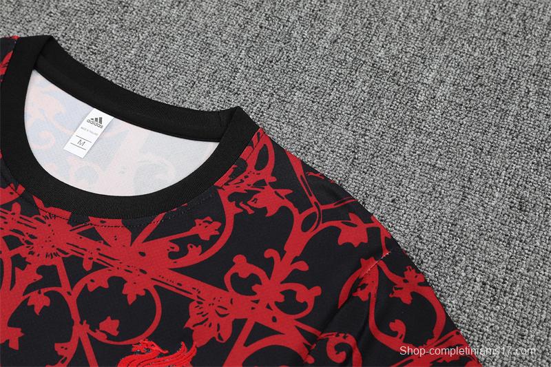 25/26 Liverpool Red Camouflage Short Sleeve Jersey+Shorts with XS
