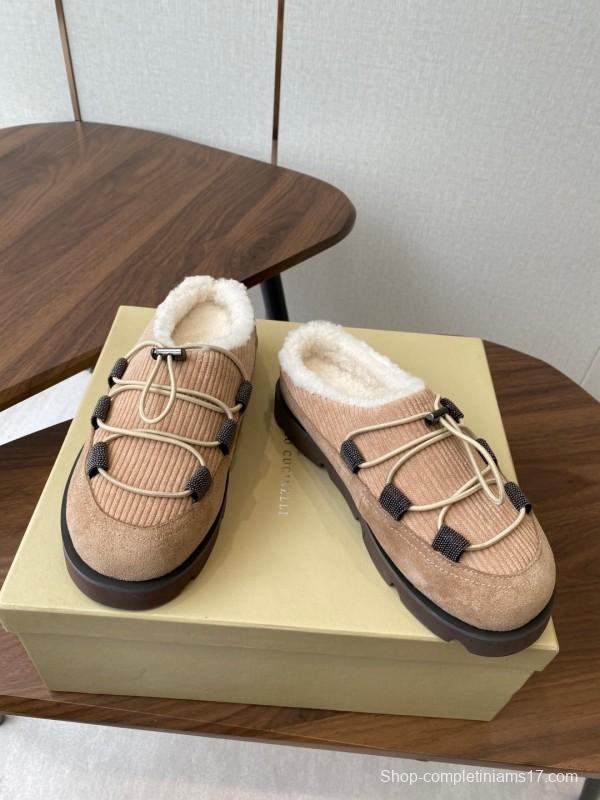 Brunello Cucinelli Open Walk Ankle Boot Winter Snow Boots - AS00300