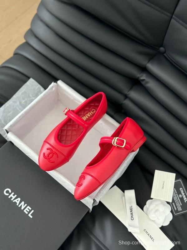 Chanel SS 2025 Runway Mary Jane Flats - LY00