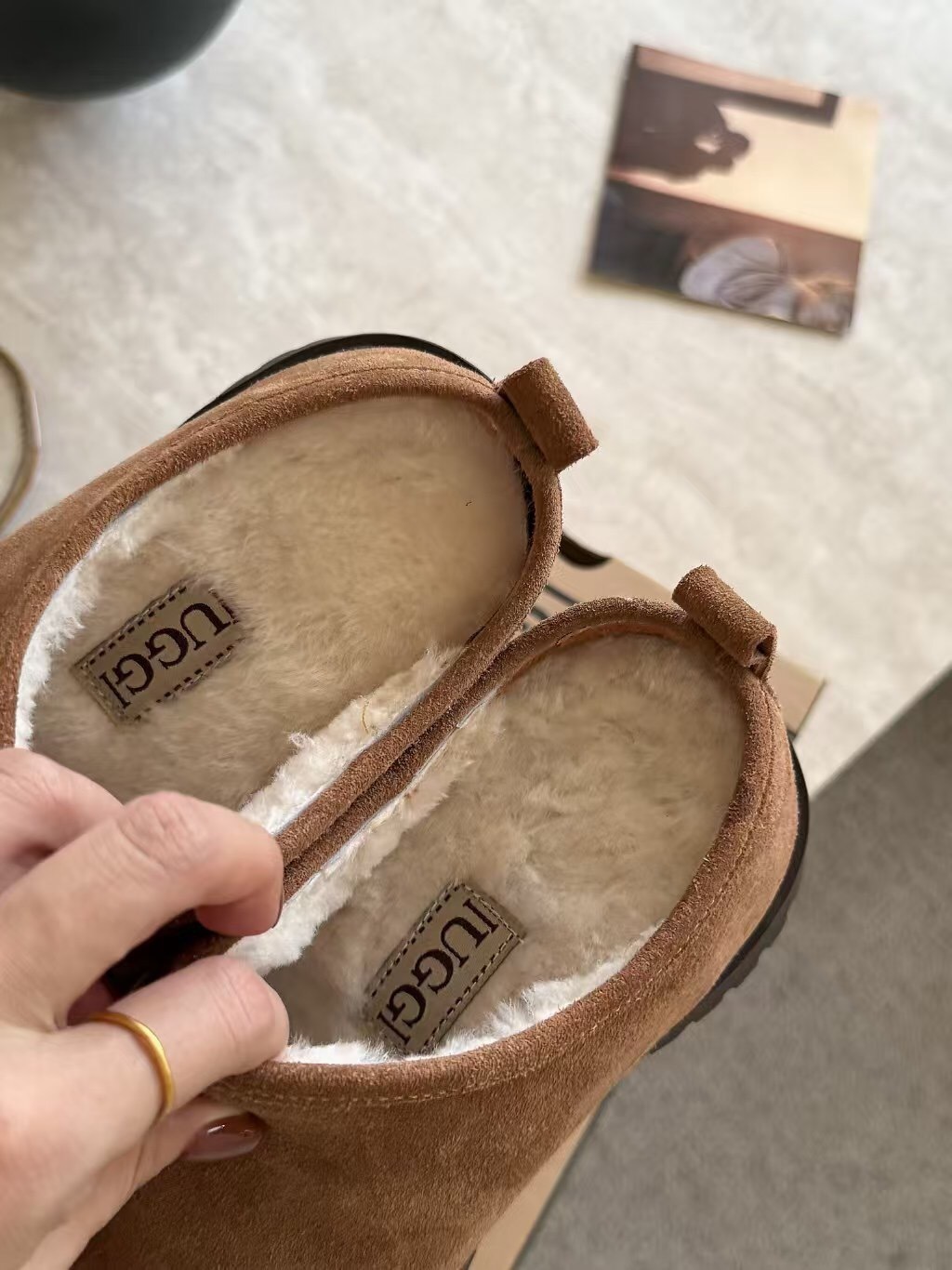 Ugg Fall Winter New Potato Wool Slippers - KFY00240