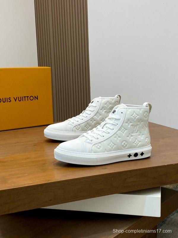 Adidas Originals Casual Sports Boots with High-End Leather Construction - KFY00460