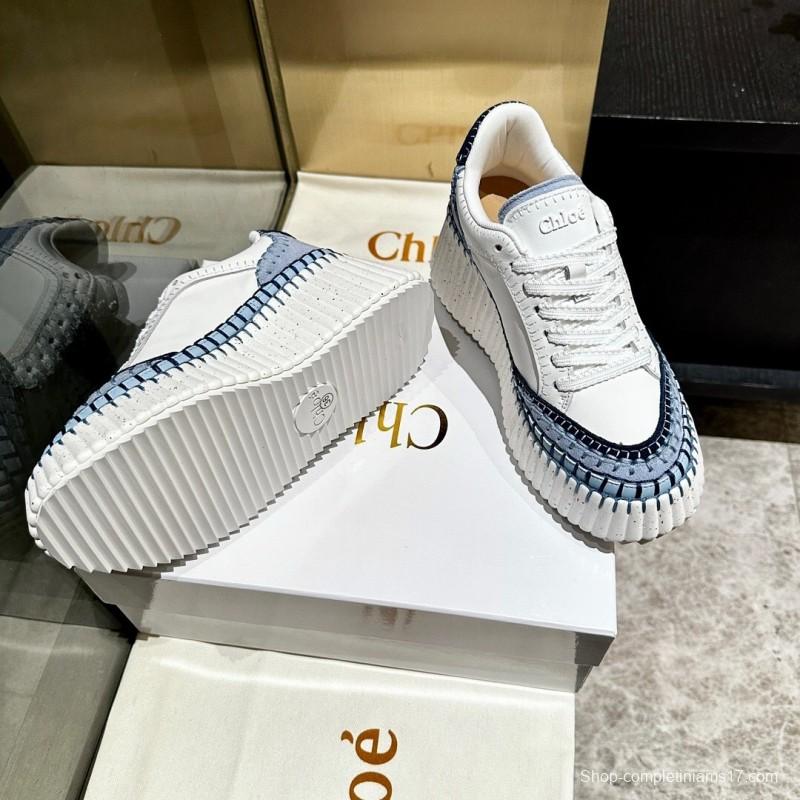 Chloe Hand-Stitched Mark Line Casual Shoes - LY00350