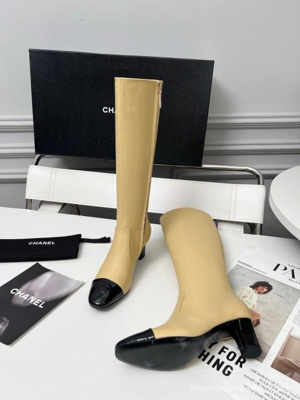 Chanel 2025/SS Double C High Heel Fashion Boots - LY00370/LY00400