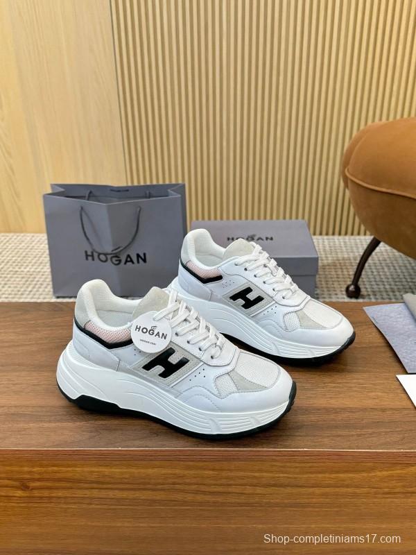 Hogan H-STRIPES Series Couple Thick Sole Dad Shoes Casual Sneakers - LY00370/LY00380