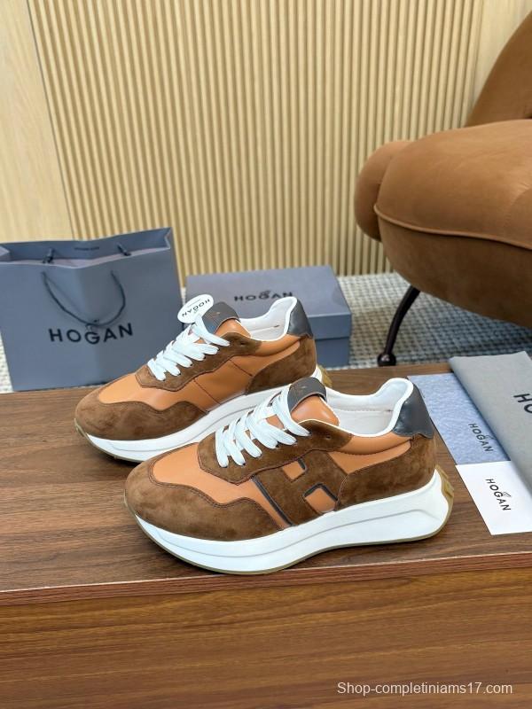 Hogan H-STRIPES Series Couple Thick Sole Dad Shoes Airship Shoes Casual Sports Shoes - AS00350