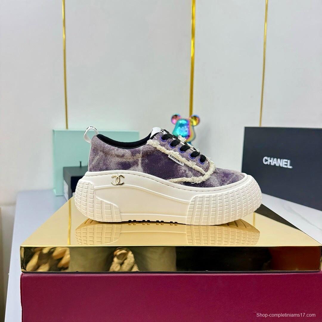 Chanel 2025/SS Little Chanel Loafers Panda Shoes Casual Sneakers - LY00330