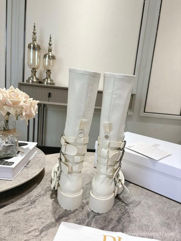 Dior 2025/SS Punk Style Strap Ankle Boots - KFY00470